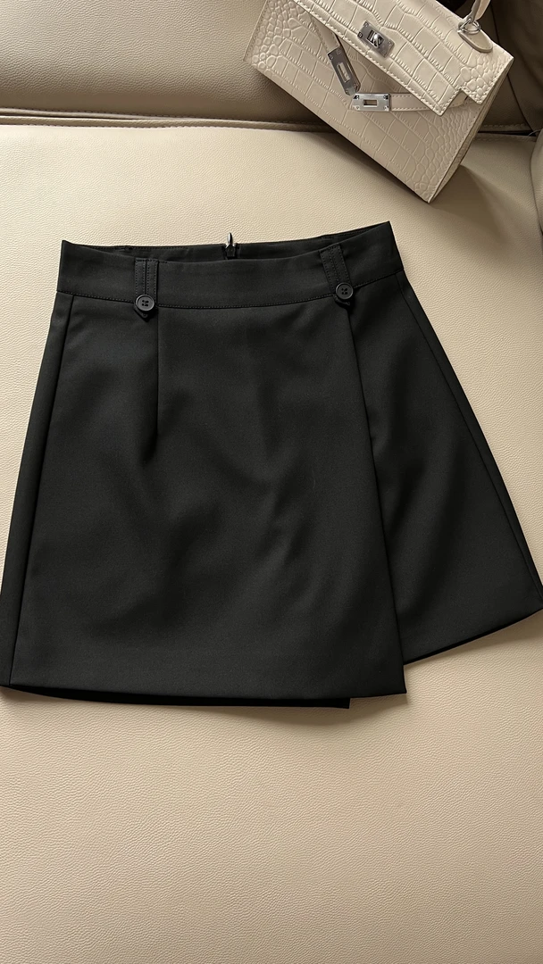 刘婷原创 遮肉显瘦高腰A字版裤裙