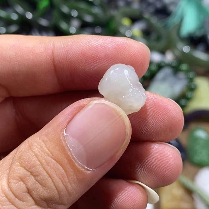 和田玉（糖玉）未镶嵌车挂