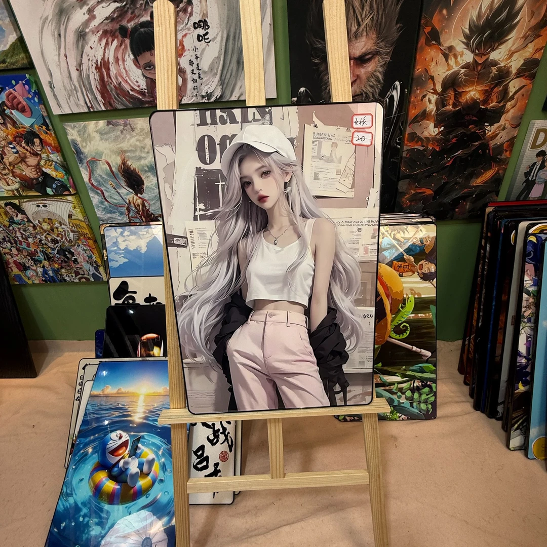 高美女孩可摆可挂装饰画40-60