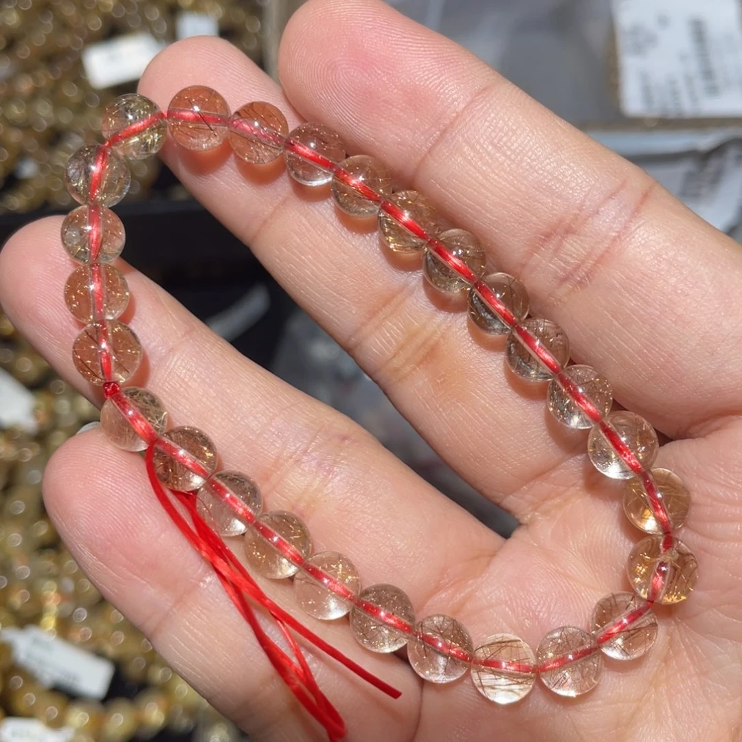 水晶手链未镶嵌猕***了手链