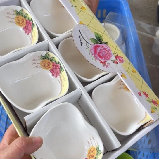 库存陶瓷微瑕不影响使用9cm