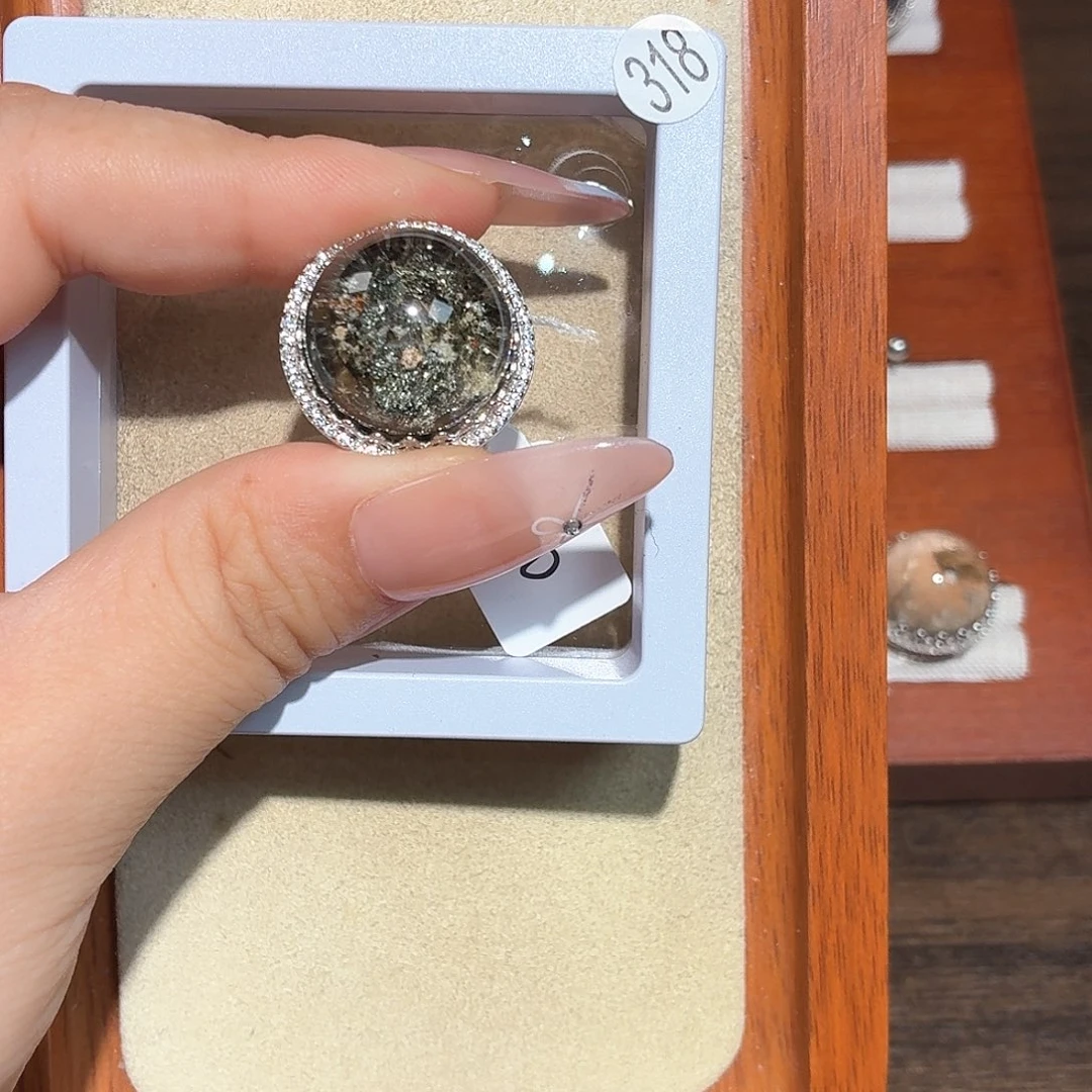 冰***式水晶手链银S925镶嵌