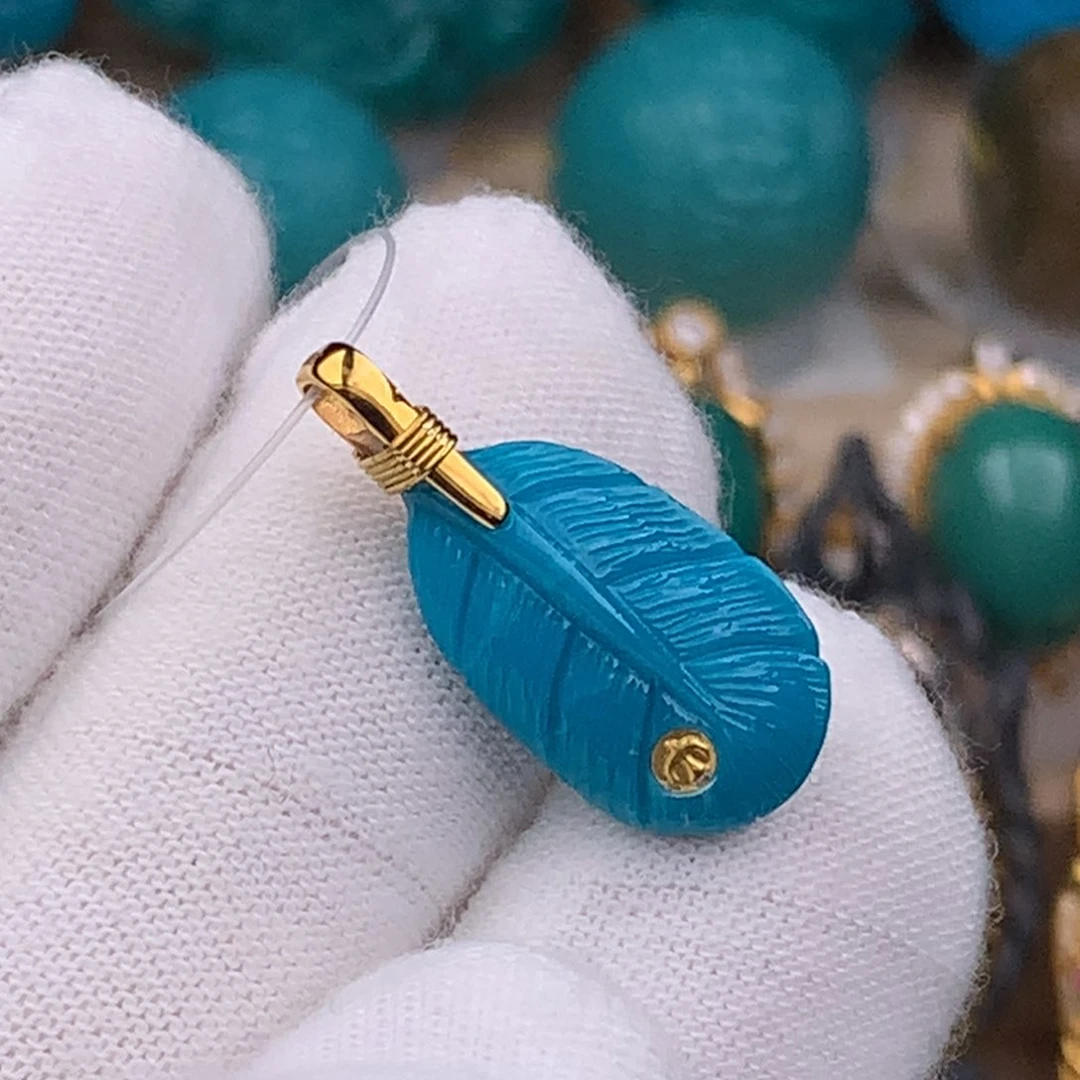 未镶嵌绿松石珠宝奇石