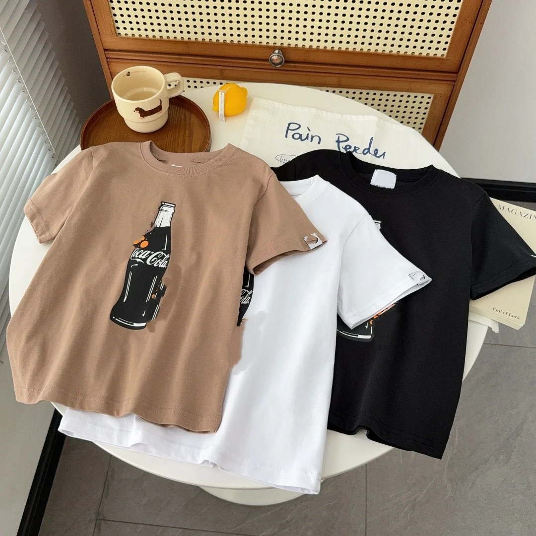 X037【可乐款】时尚百搭休闲儿童短袖