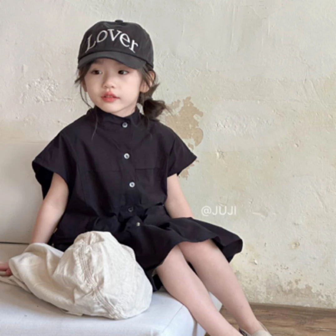 夏款韩系森系棉麻舒适质感男女宝宝套装