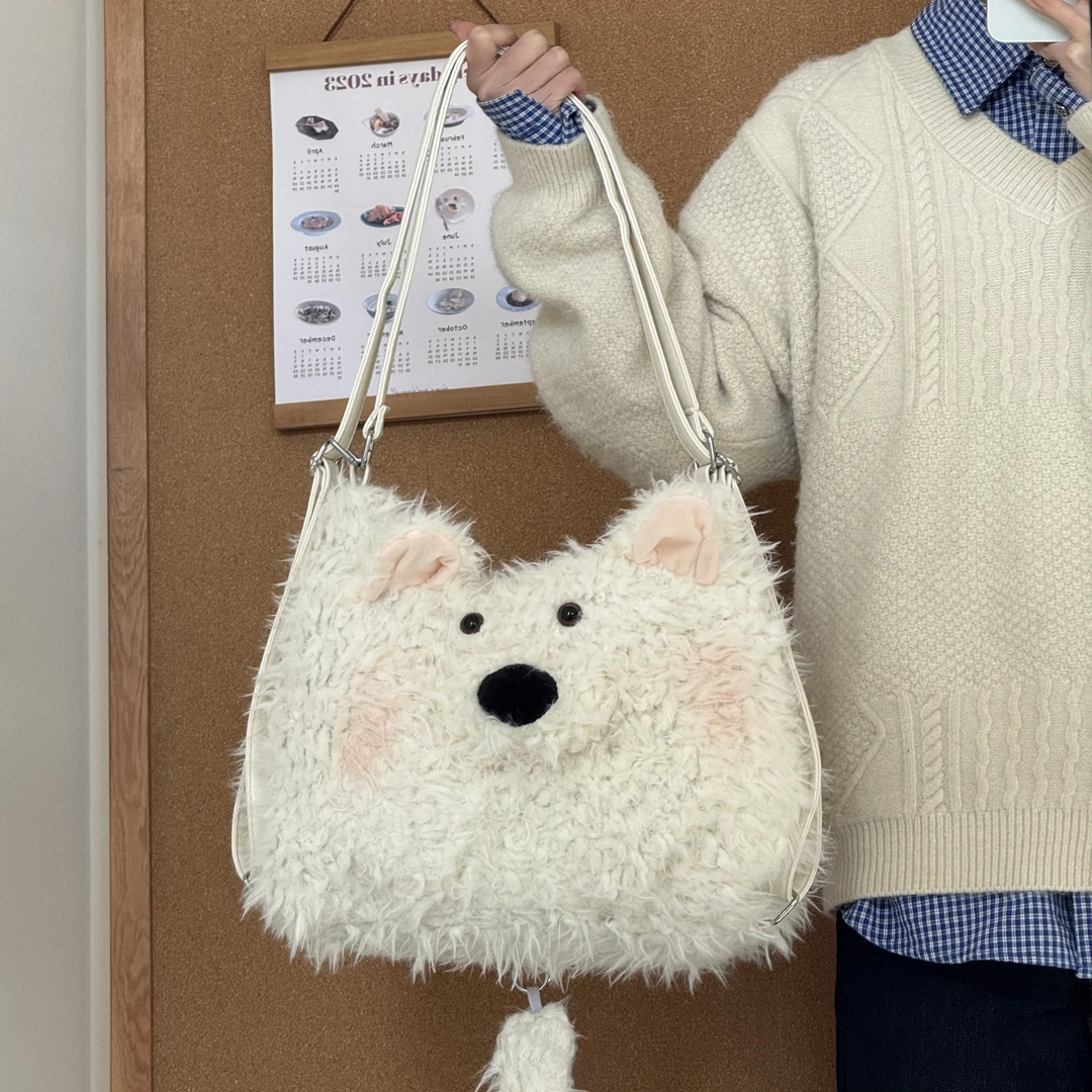 一张同学【长约37cm宽9cm高25cm】时尚手提单肩双肩包C3342西高地