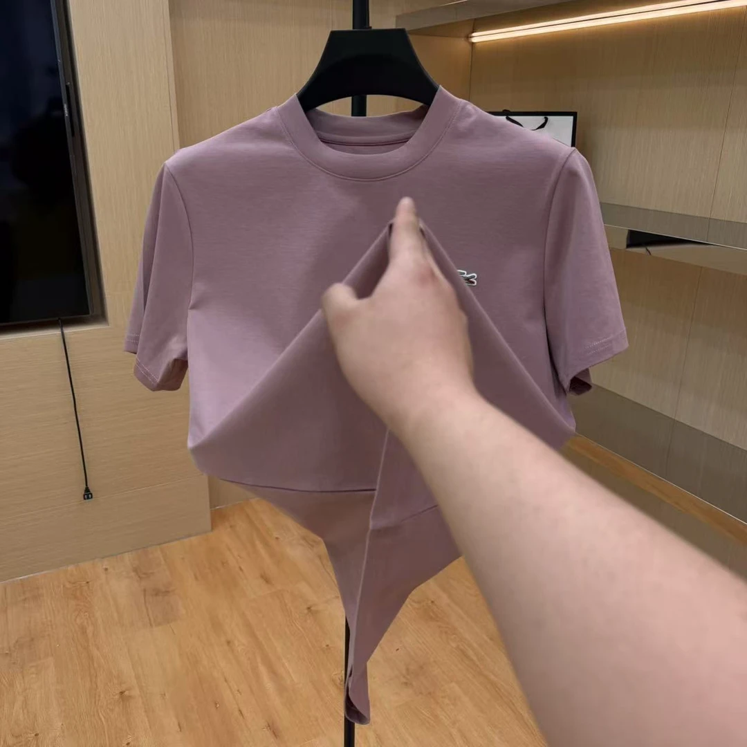 W【25223】早春新款休闲半袖纯色圆领上衣简约男士02-11