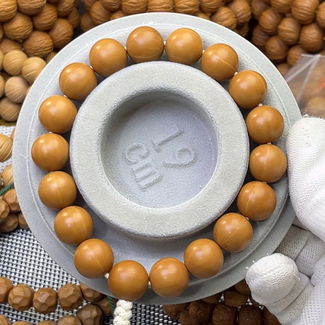 猴头核桃手串正圆光珠