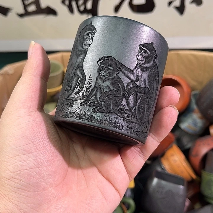 茶杯紫砂全手工紫砂主人杯
