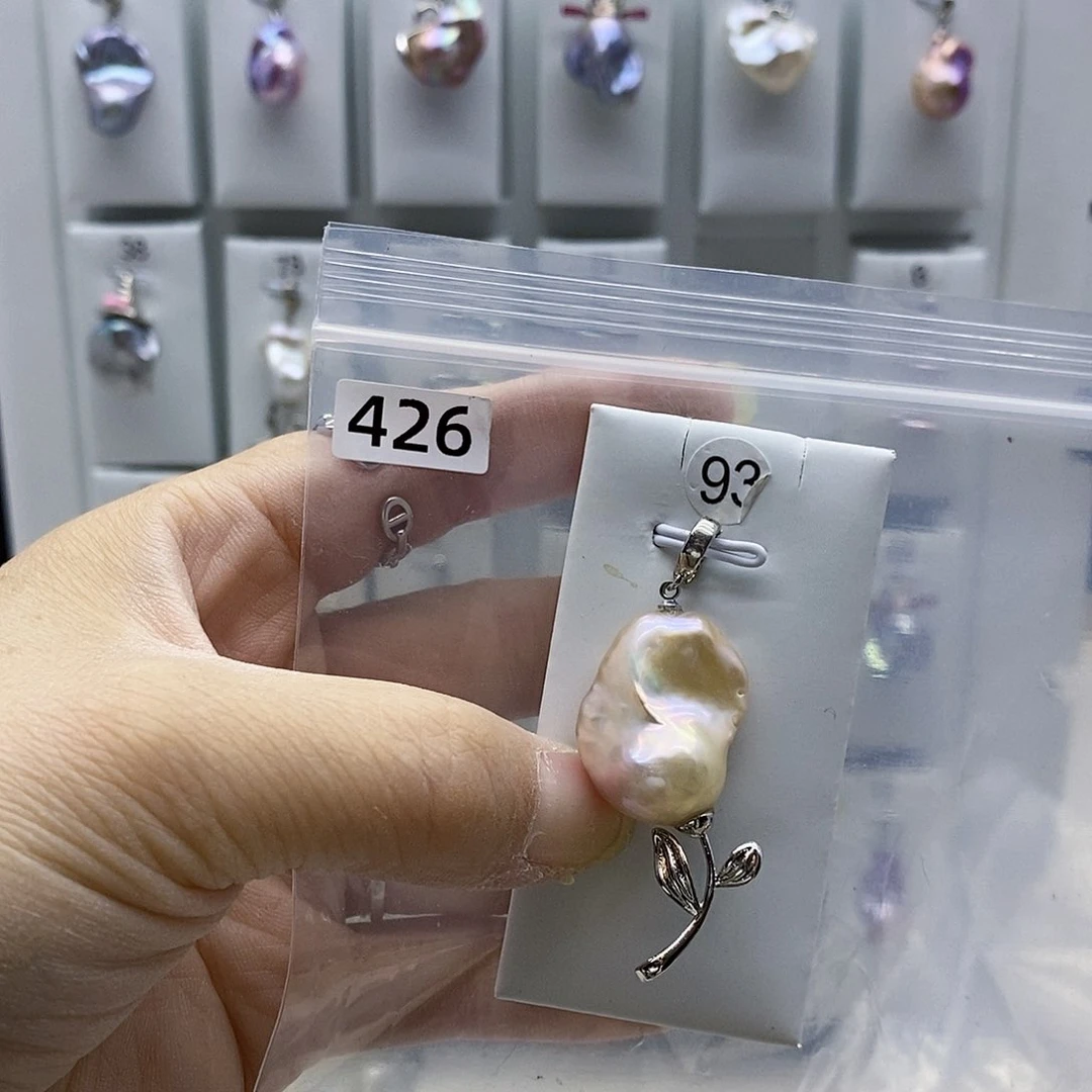 颈饰合金淡水珍珠