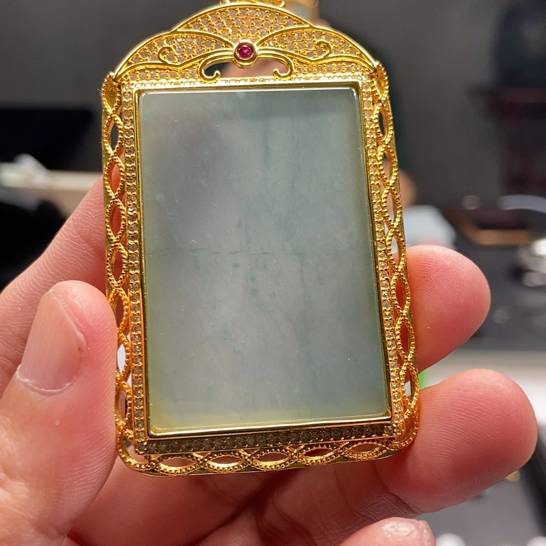 翡翠合金颈饰12478990
