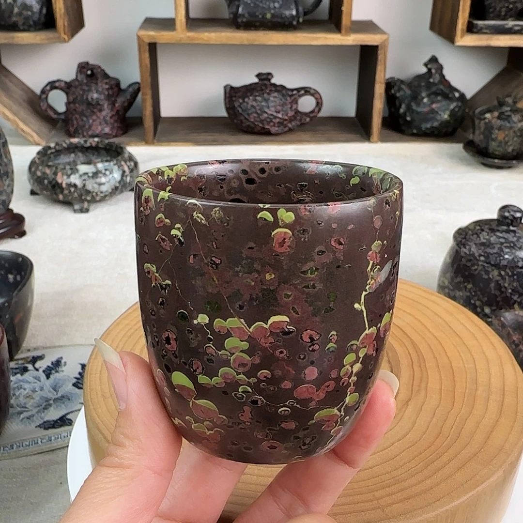 梅花玉彩梅茶杯主人杯150毫升