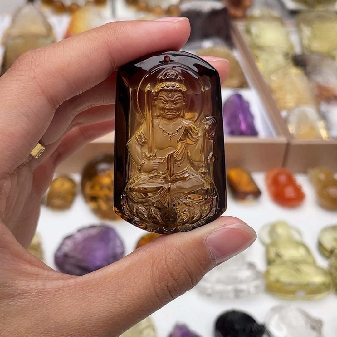 未镶嵌水晶颈饰定制吊坠不动