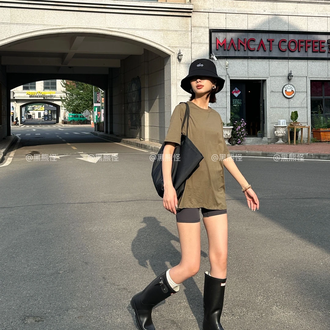 （外单撤柜）新疆棉春夏男女同款T恤潮流时尚男女装薄款