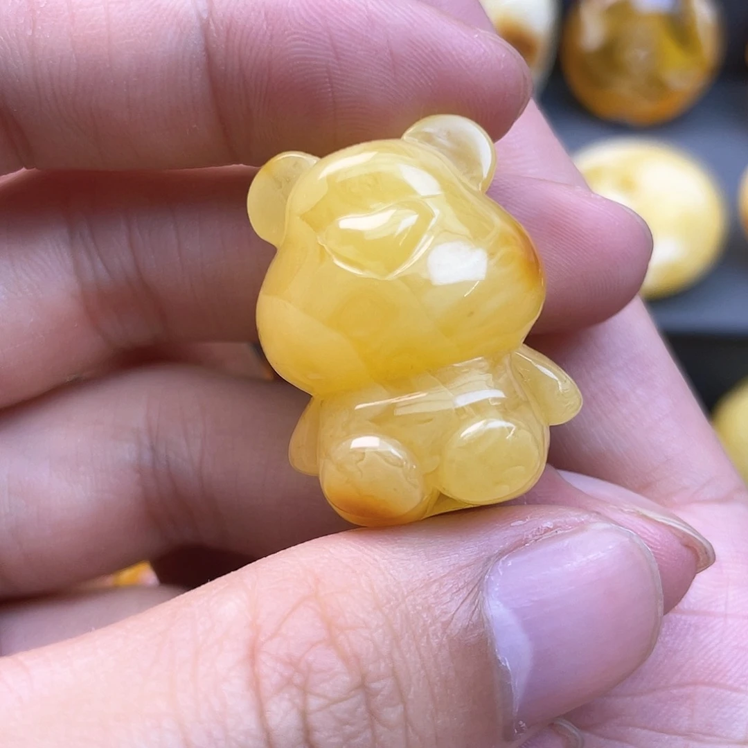 琥珀裸石未镶嵌蜜蜡