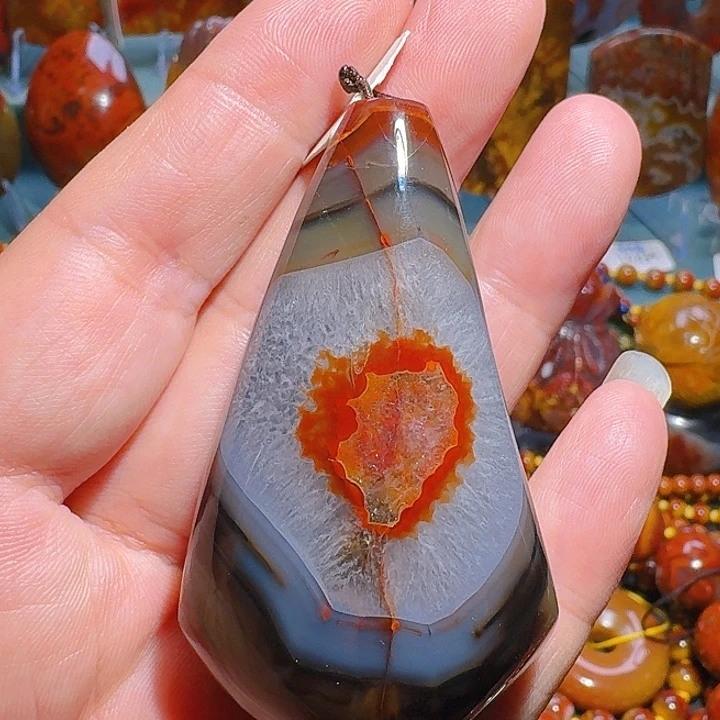 未镶嵌玛瑙/玉髓珠宝半成品