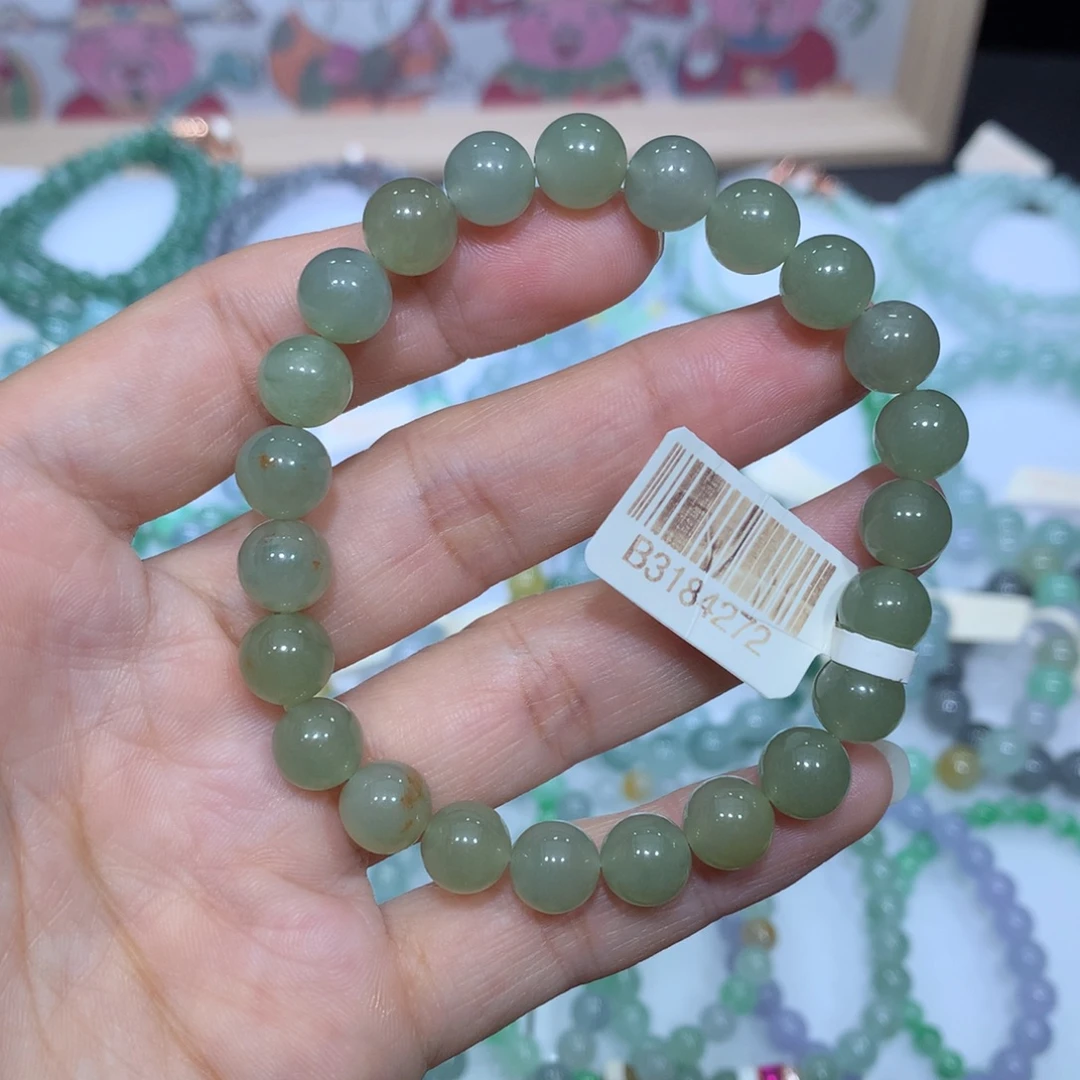 翡翠未镶嵌手链天然