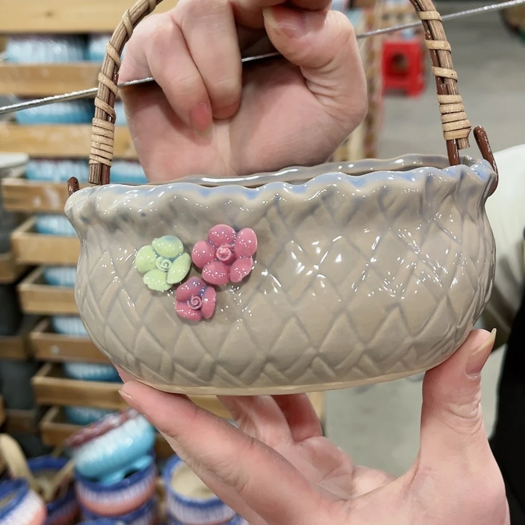 【闪购商品】陶瓷陶瓷多肉植物花盆