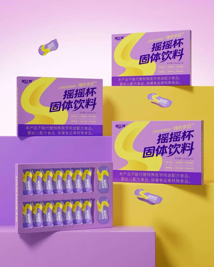 摇摇杯固体饮料正装三盒