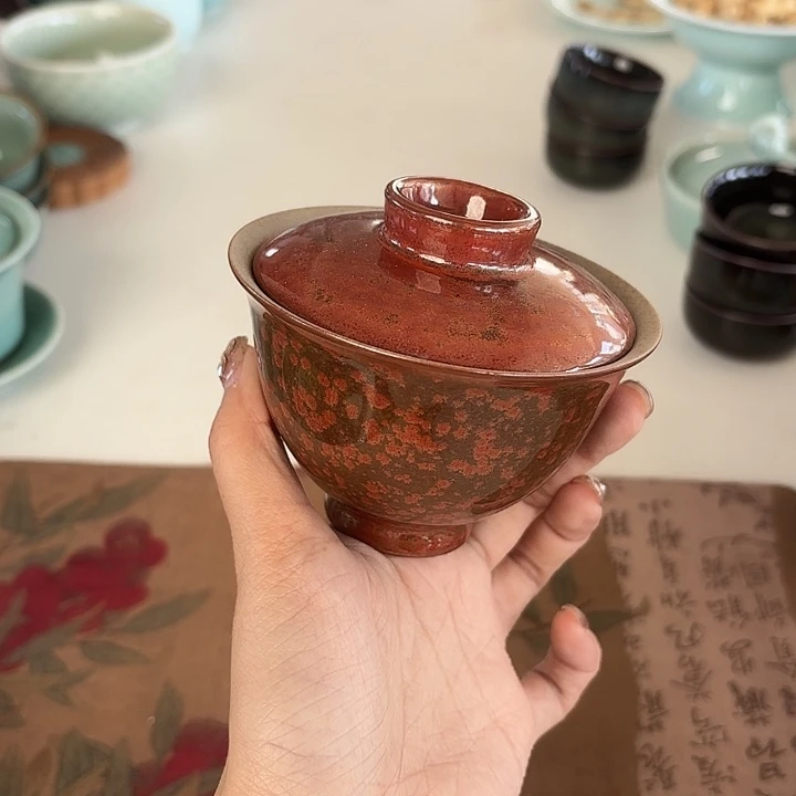 龙泉云间青瓷小米茶器