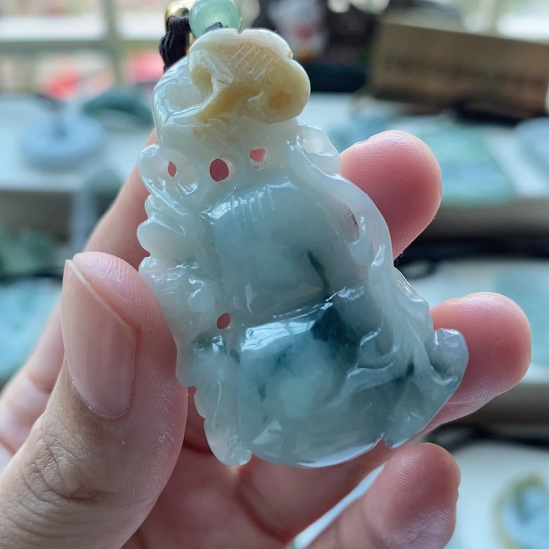 【闪购商品】颈饰未镶嵌翡翠天然缅甸A货翡翠