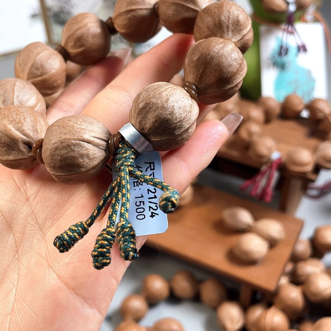 吉***王橄榄核手串/手链21/24梅林铁核