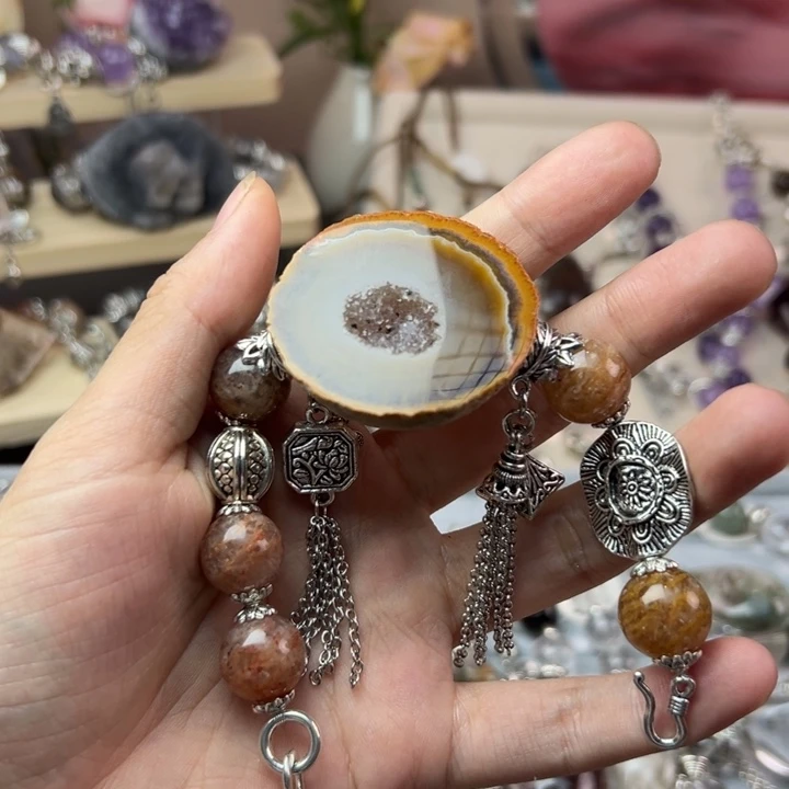 爱***儿水晶手链合金手串