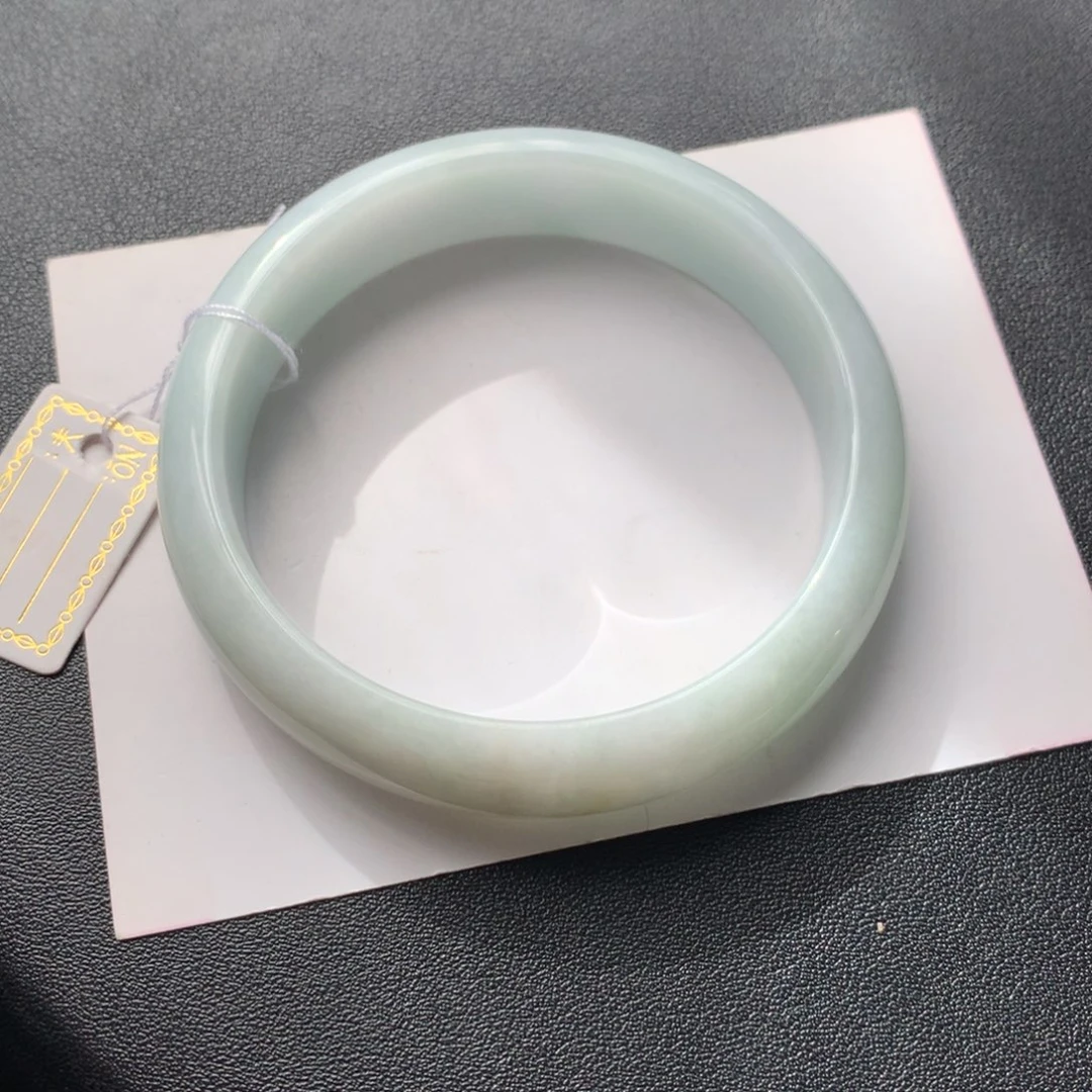 翡翠未镶嵌手镯11号55.9-13-7.1帝王裂