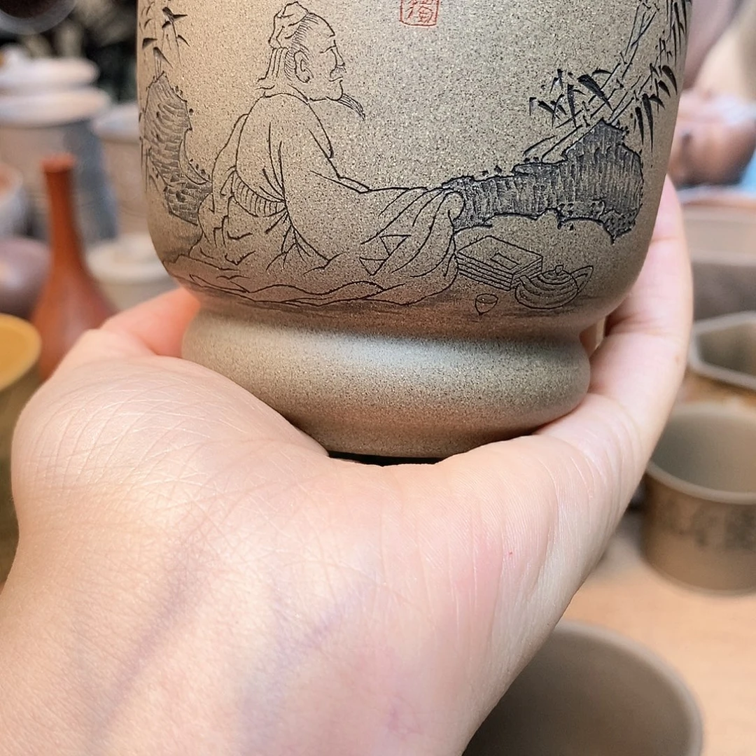 茶杯紫砂宜兴紫砂杯