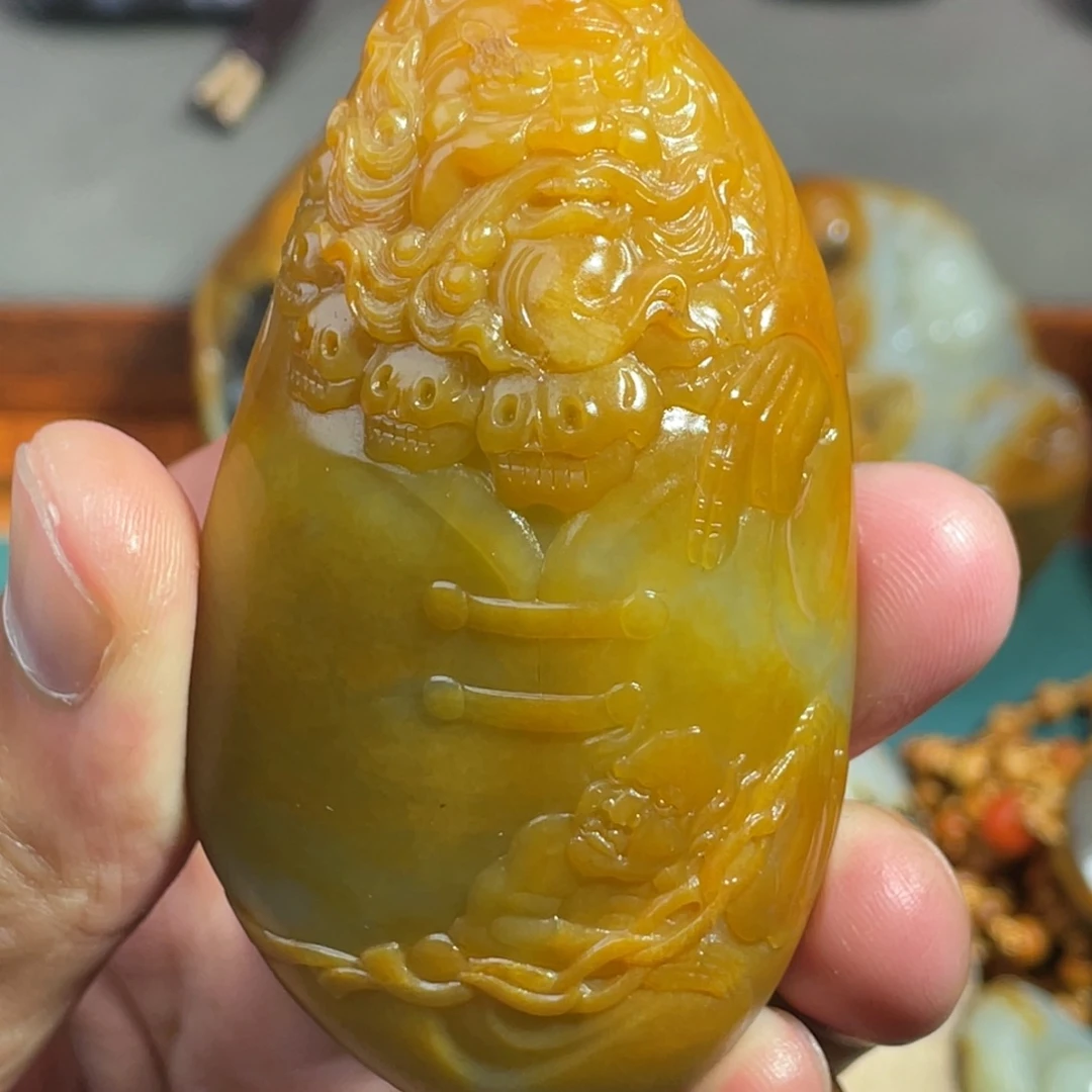 吊坠(不含链)未镶嵌和田玉
