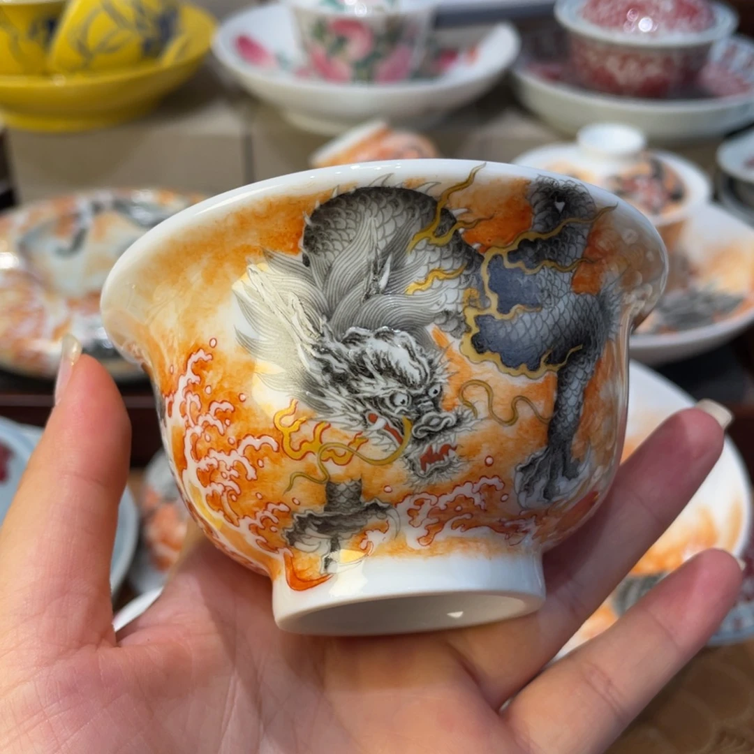 盖碗景德镇瓷器上分享自用户体验