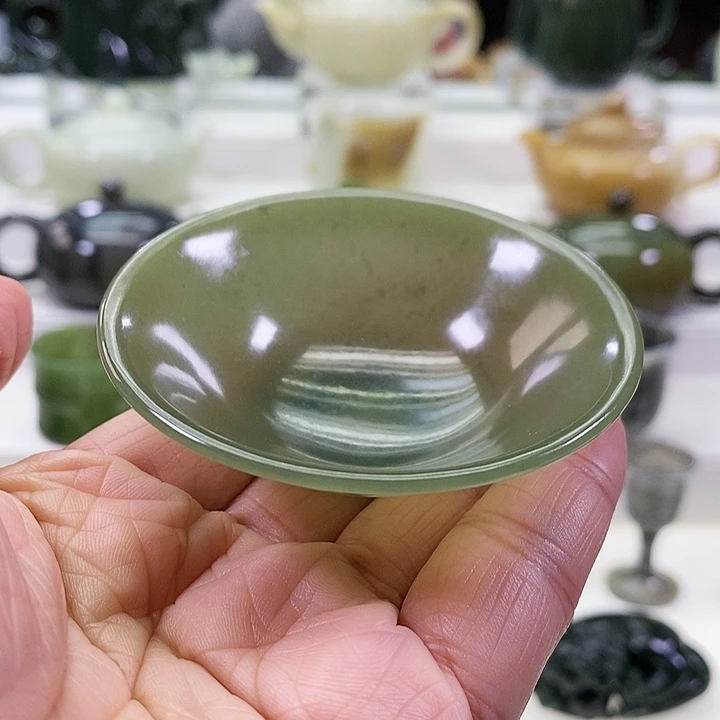 未镶嵌和田玉挂件茶杯40m l