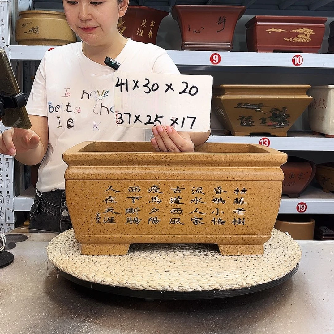 紫砂花盆紫砂花盆