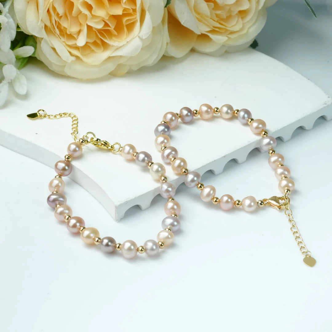 【小北好物】淡水珍珠DIY手链【多样性发一件】QH27X490