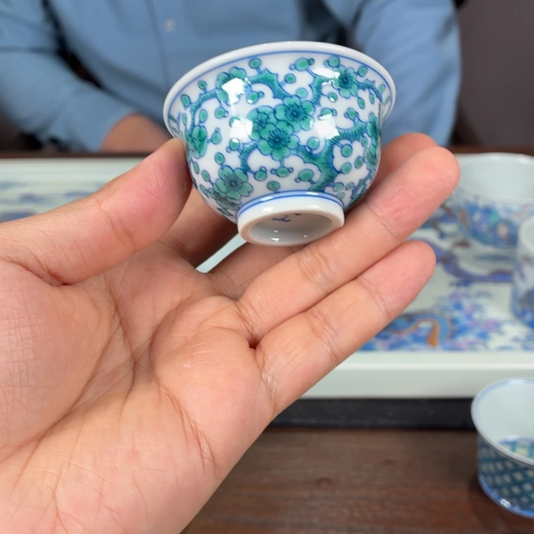 瓷杯子瓷姑娘景德镇陶瓷艺术