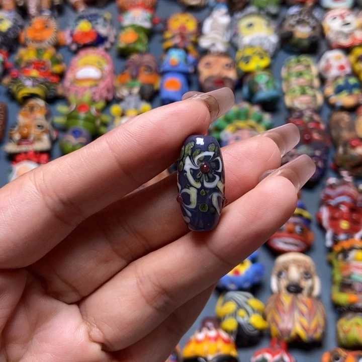 玻璃颈饰印度尼西亚桶珠