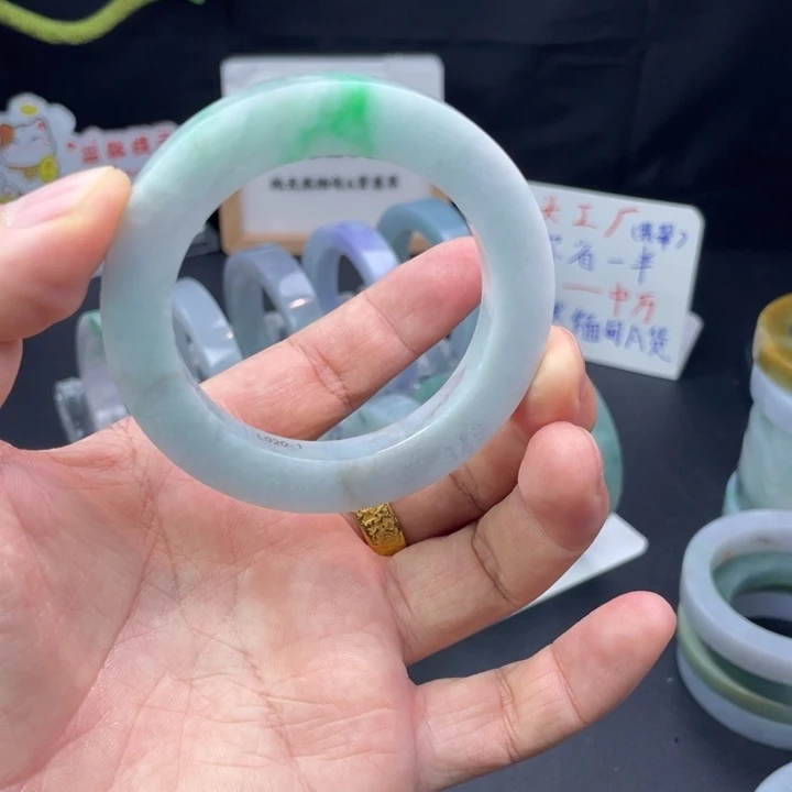 未镶嵌手镯定制翡翠53，57
