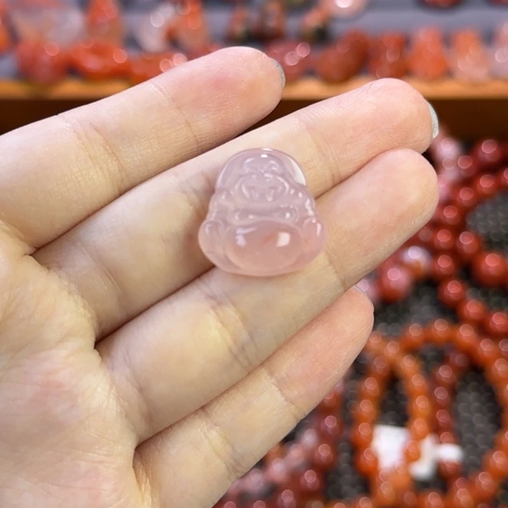 南红玛瑙未镶嵌珠宝半成品冰粉佛公