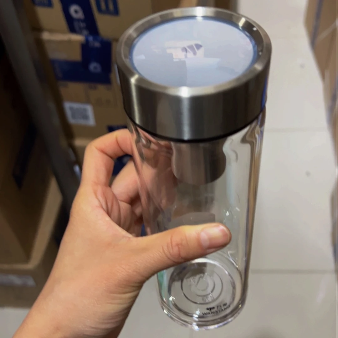 万象U148s单层烫手玻璃杯570➕杯套