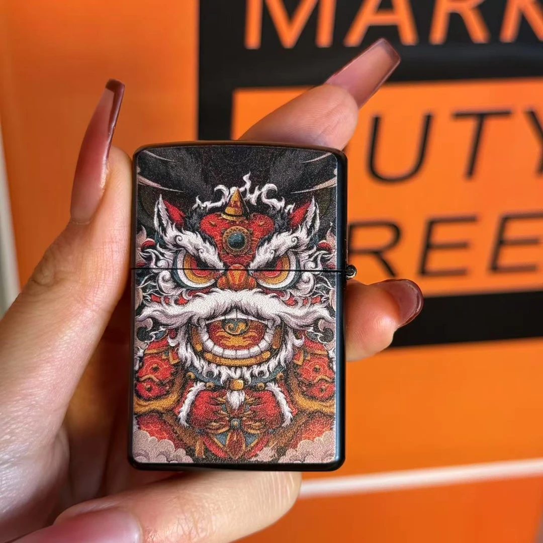 彩绘防风打火机小瑞兽独特设计实用之选