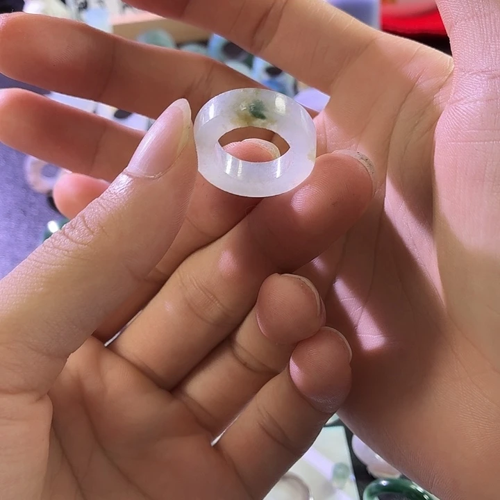 定制翡翠未镶嵌戒指12-18