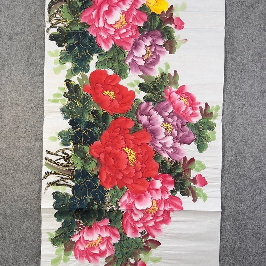 国画398 花鸟在此处飞翔也不