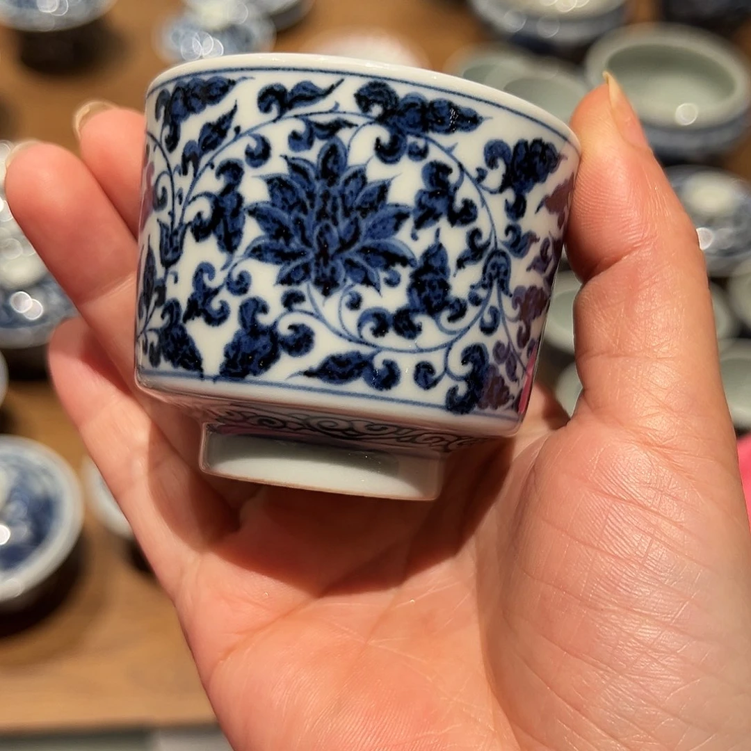 元青拙手仿元青花釉里红