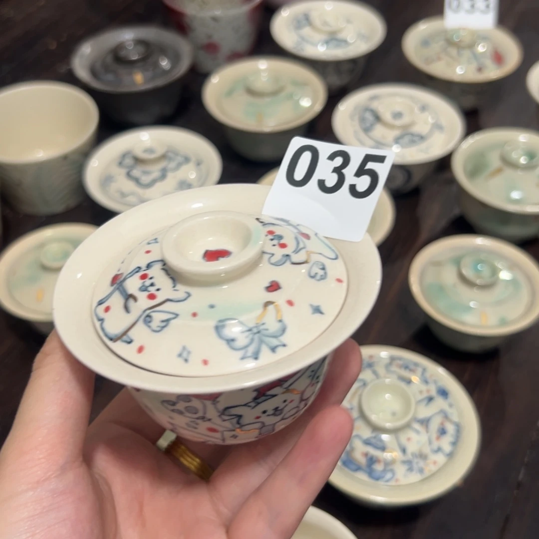 -***妮摆件景德镇太阳系茶器微瑕不退不换035