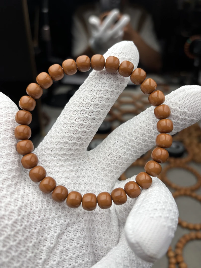 8mm-9mm猴头核桃手串（微微瑕）