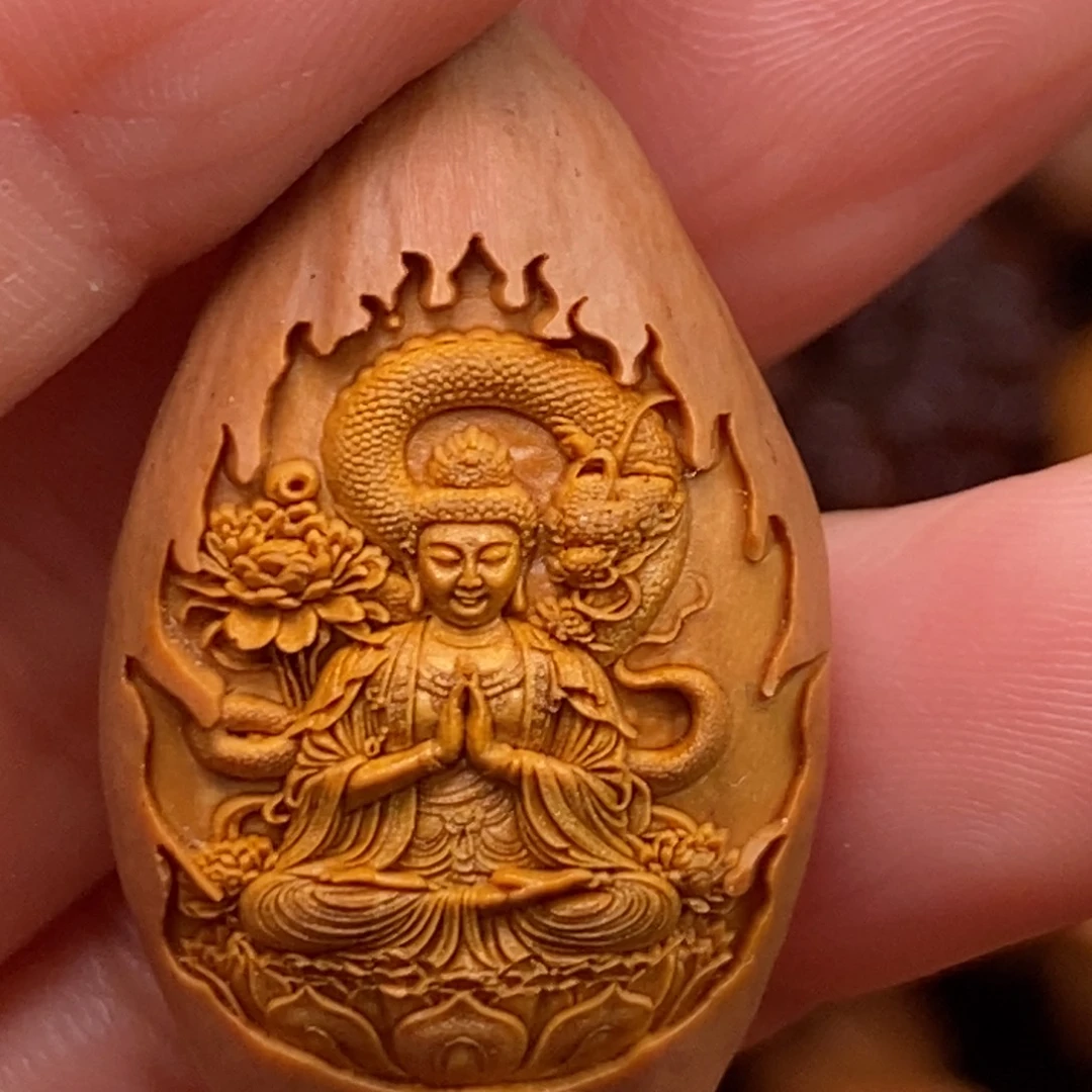 吊坠橄榄核橄榄核雕刻手串手链项链吊坠