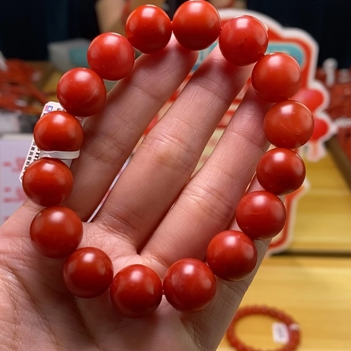 南红玛瑙未镶嵌手链13mm 多样性发一