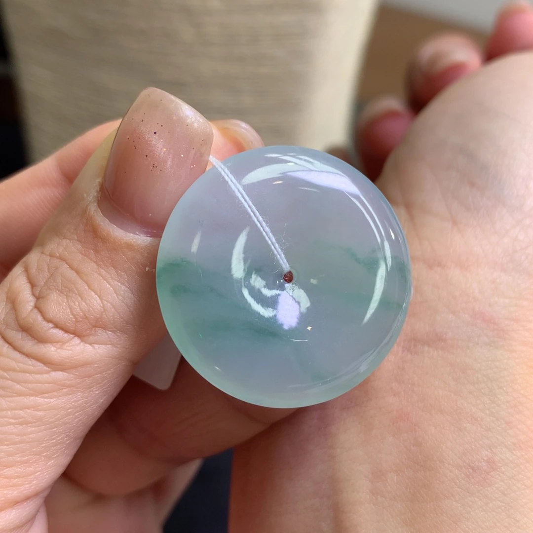 颈饰未镶嵌翡翠平安扣29-5