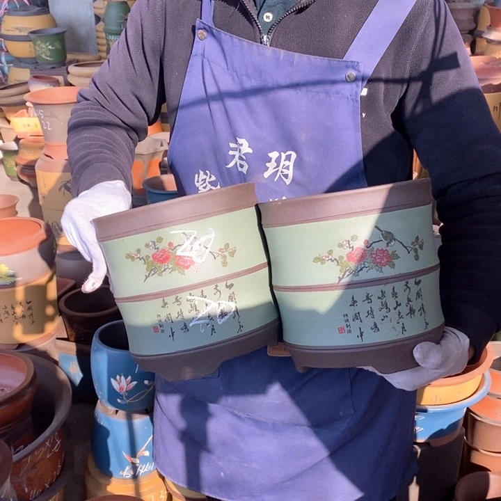 紫砂花盆紫砂艺术