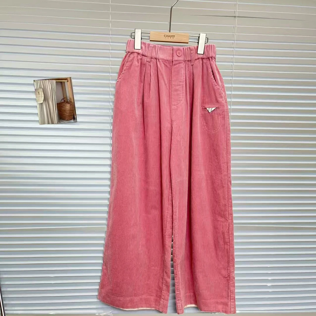 秋冬女童裤子粉色 1096热系